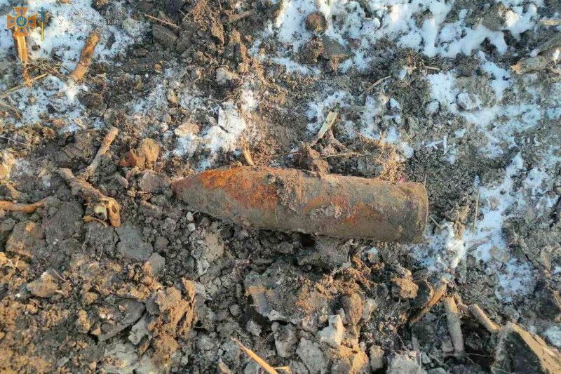 На Чернігівщині піротехніки знищили артилерійський снаряд часів Другої світової війни