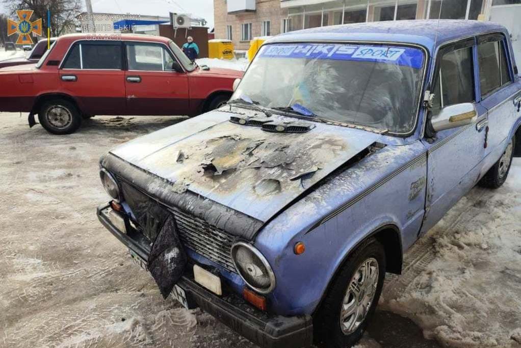 Протягом минулої доби на Чернігівщині горіли чотири автівки. ФОТО