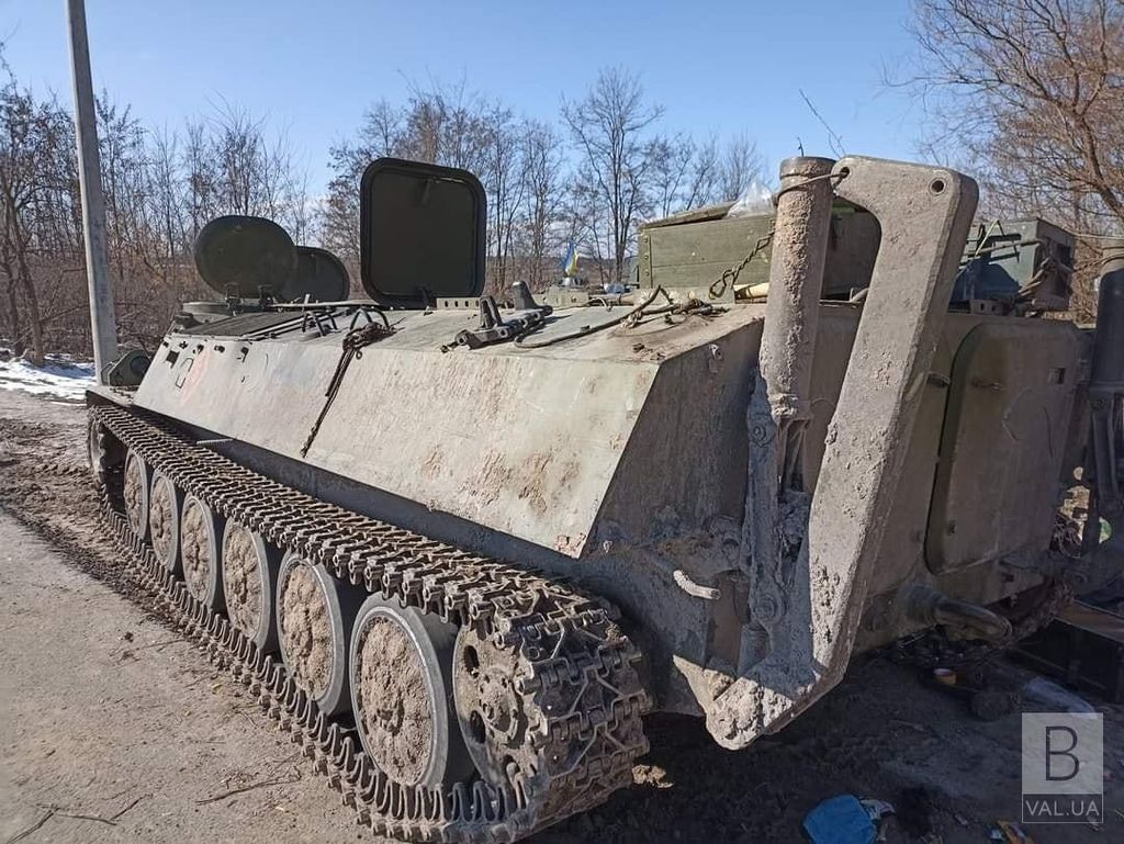 На Чернігівському напрямку знищили 9 одиниць танків, БМП, БТР та близько 50 росіян