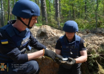 За добу на Чернігівщині виявлено 183 вибухонебезпечні предмети За добу на Чернігівщині виявлено 183 вибухонебезпечні предмети