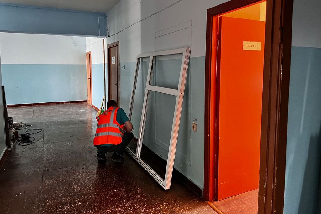 У Чернігові ремонтують третю міську лікарню. ФОТО