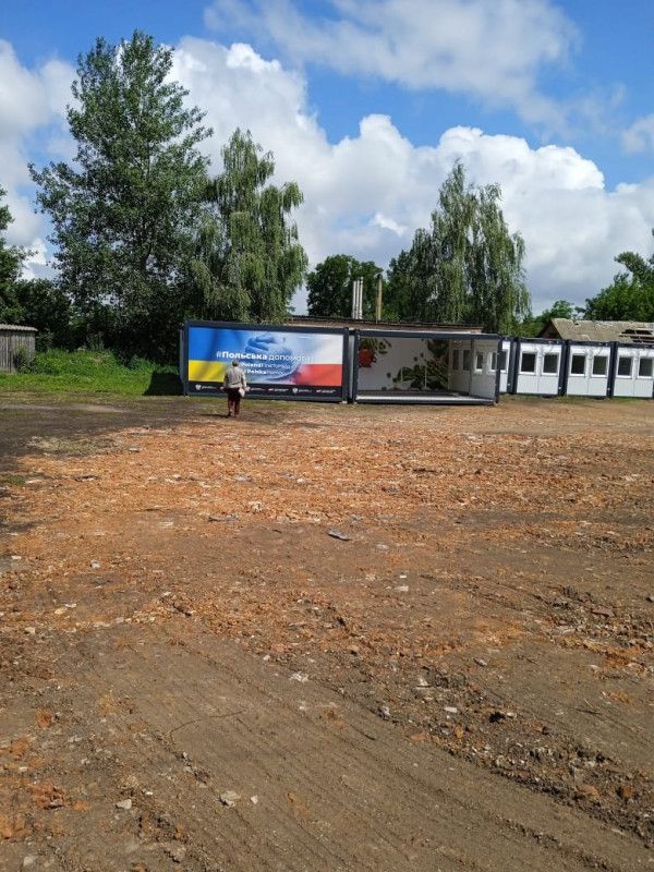 На Чернігівщині почали встановлювати чергове модульне містечко (Фото)