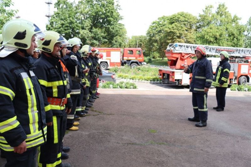 На Чернігівщині провели командно-штабні навчання пожежно-рятувальних підрозділів