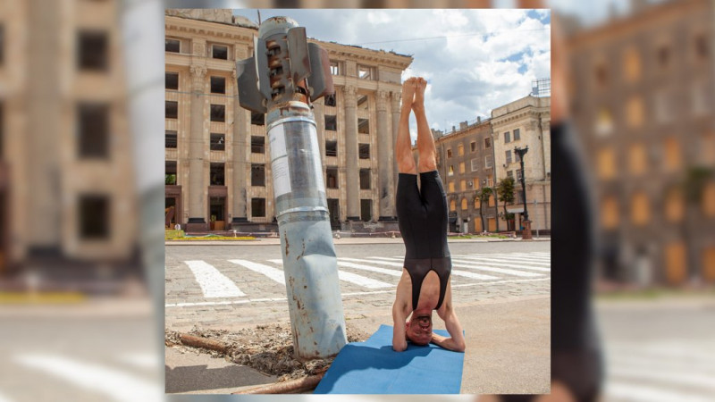 "Йога за сигналом тривога": у Чернігові відбулася презентація проєкту вправ та дихання з йоги
