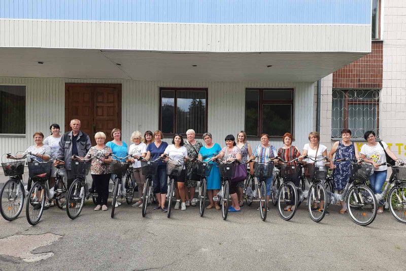 Городнянські соцпрацівники отримали нові велосипеди