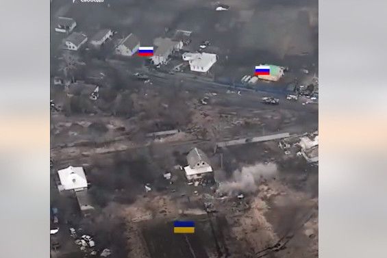 Легендарне відео: на Чернігівщині один танк дав бій колоні окупантів (Відео)