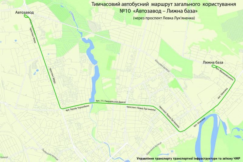 У Чернігові запрацює автобусний маршрут, який з’єднає мікрорайони ЗАЗ і Сіверянка