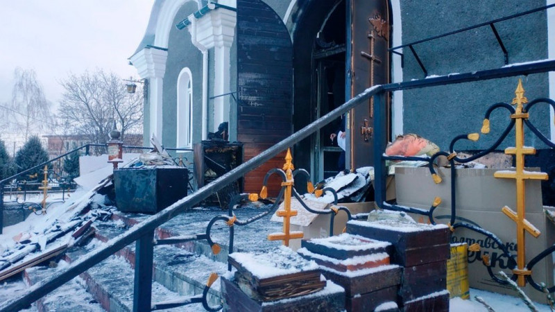 На Чернігівщині неповнолітнього засудили за підпал церкви