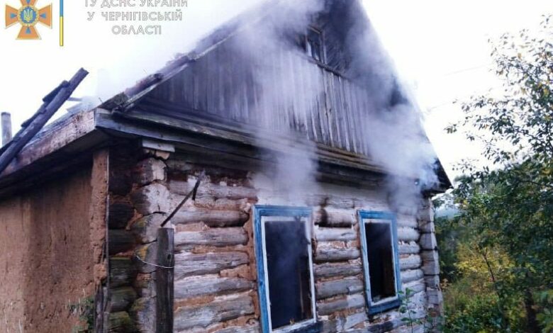 Новгород-Сіверський район: під час пожежі загинув 63-річний чоловік