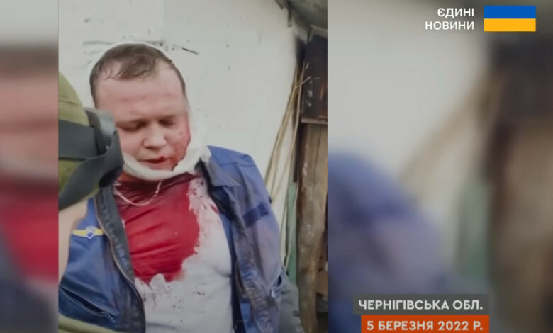 Воїн із Чернігова показав ексклюзивне відео з переляканим російським пілотом красноярцевим (Відео)