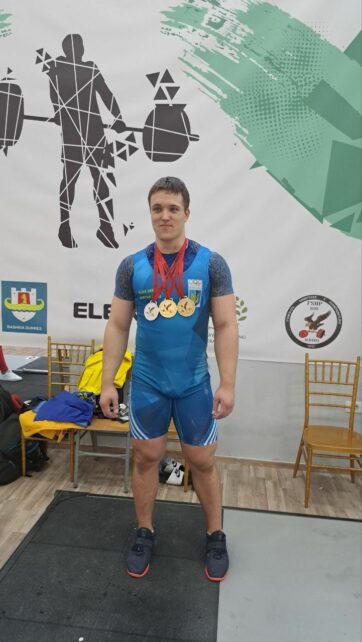 Чернігівський важкоатлет став золотим медалістом чемпіонату Європи серед юніорів