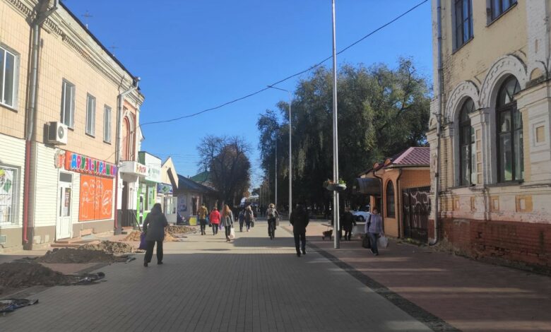 Масштабна реконструкція вулиці Гоголя в Ніжині на фінішній прямій (Фото)