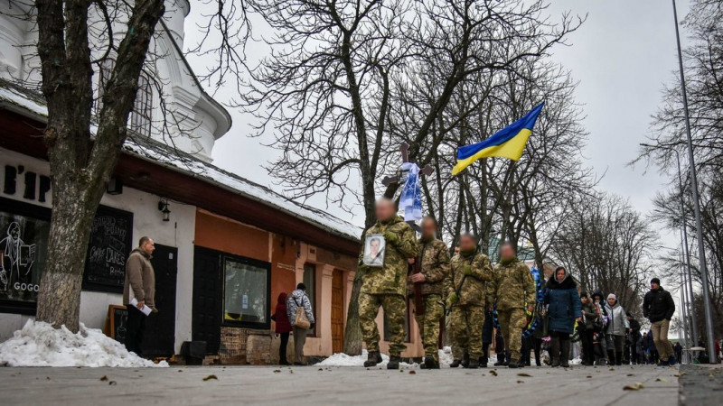 У Ніжині поховали бійця, який загинув на Херсонщині