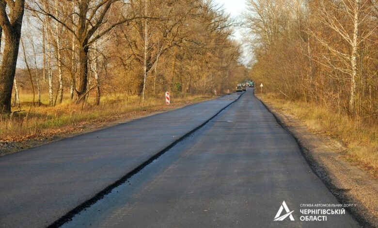На Чернігівщині асфальтують трасу Київ — Вишгород — Десна — Чернігів