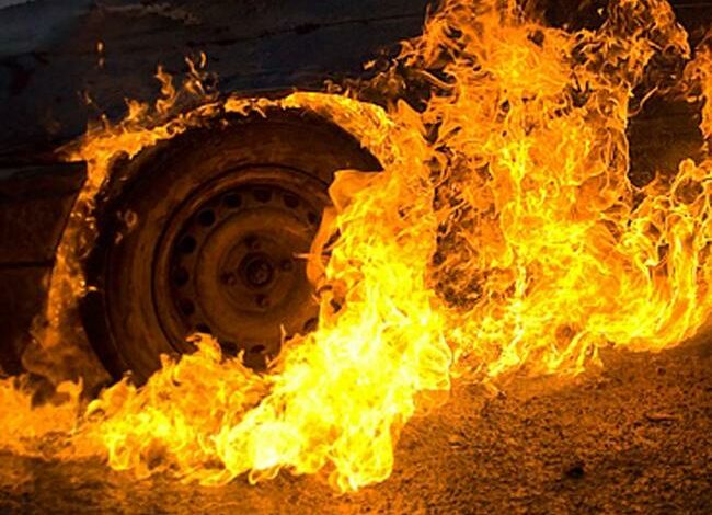 На Чернігівщині сталася пожежа автівки