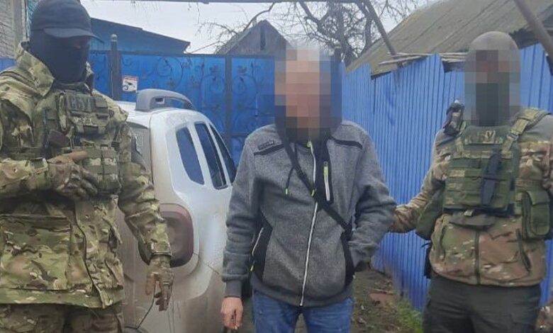 СБУ затримала російського шпигуна, який розвідував позиції Сил оборони поблизу північного кордону України