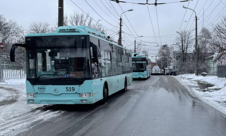 У Чернігові ускладнений рух тролейбусів