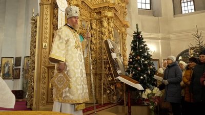 У Чернігові в Катерининському соборі вперше провели Різдвяне Богослужіння 25 грудня