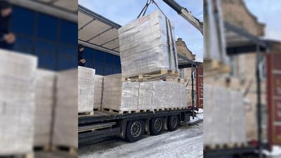 Уряд Латвії надіслав понад 23 тонни пелет для опалення чернігівського УТОС