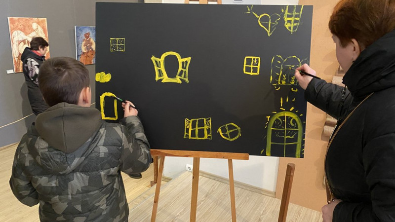 У Чернігові у художньому музеї імені Галагана відбувся артзахід для дітей "Дім – це ти"