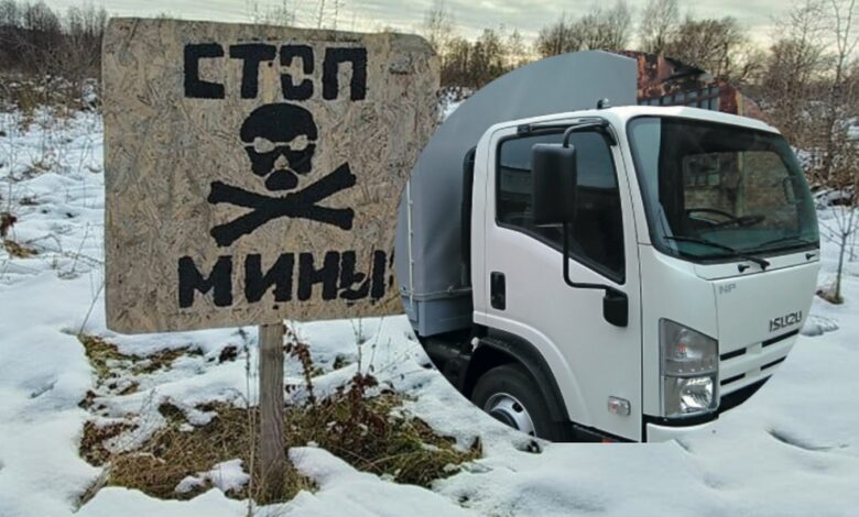 На Чернігівщині на міні підірвалась вантажівка