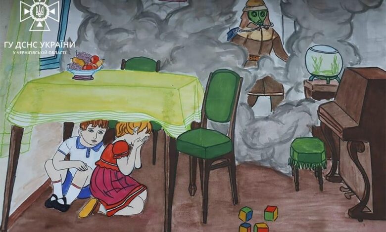 На Чернігівщині триває конкурс дитячого малюнка «Я у безпеці з МВС»