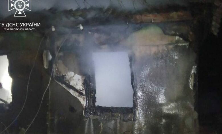 На Чернігівщині у власному будинку згоріла жінка