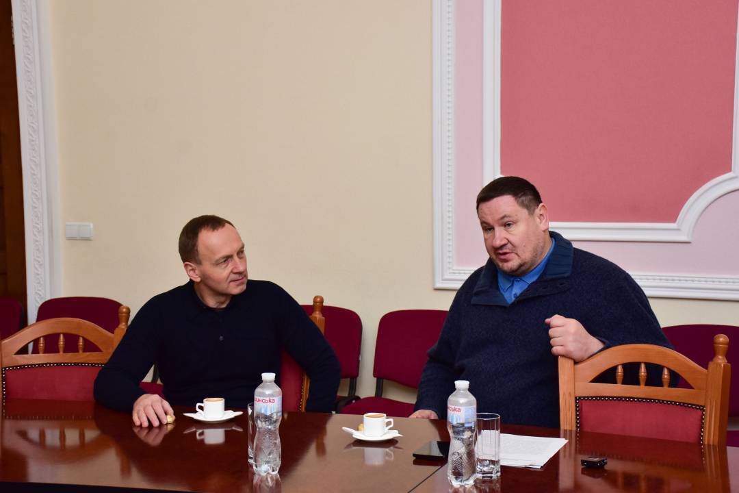 Владислав Атрошенко провів зустріч зі своїм колегою з латвійського Огре - Егільсом Хельманісом