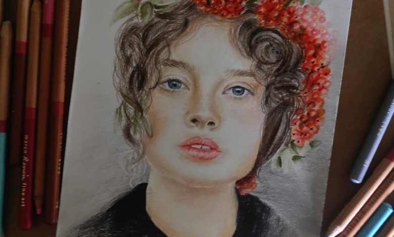 Фельдшерка з Чернігівщини пише картини, портрети та створює ілюстрації до дитячих книжок (Фото)
