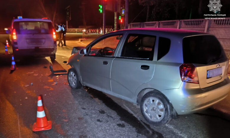 У Чернігові п’яний водій вчинив ДТП (Фото)
