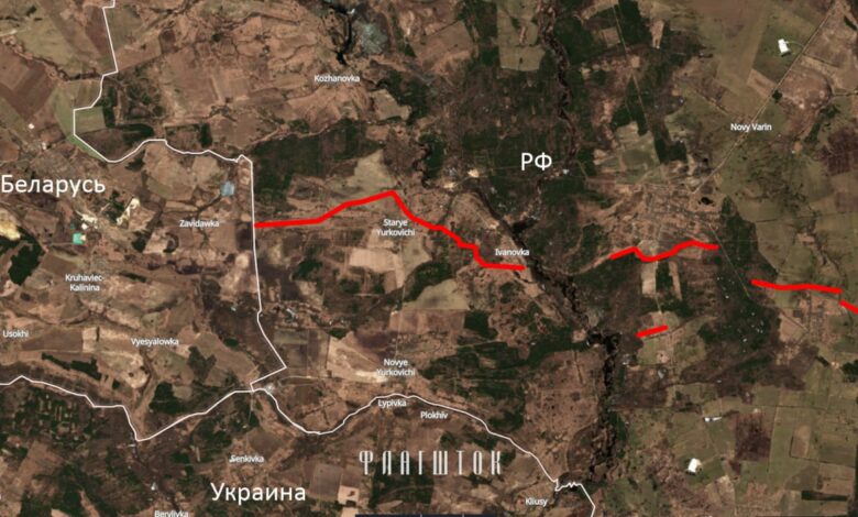 Біля Чернігівщини росіяни облаштували лінію укріплень