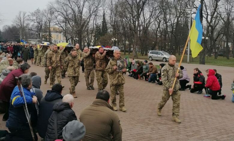 Чернігівщина прощалася із чотирма полеглими Героями