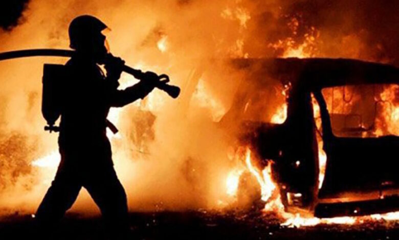 Неподалік Чернігова горіла автівка