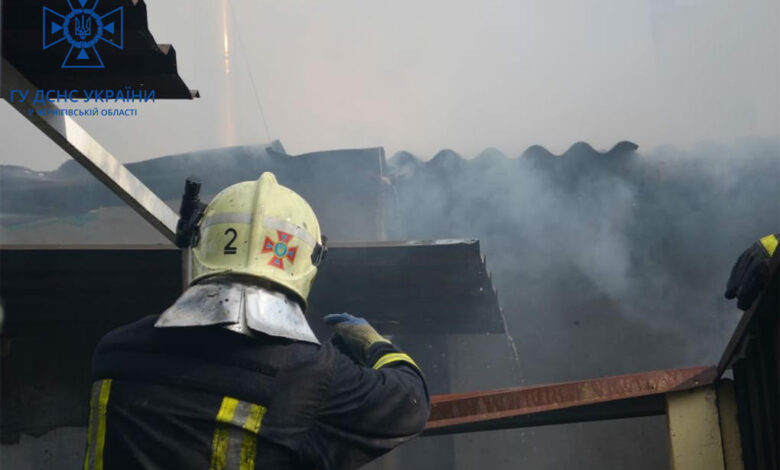 Подробиці пожежі на вулиці Лесі Українки в Чернігові