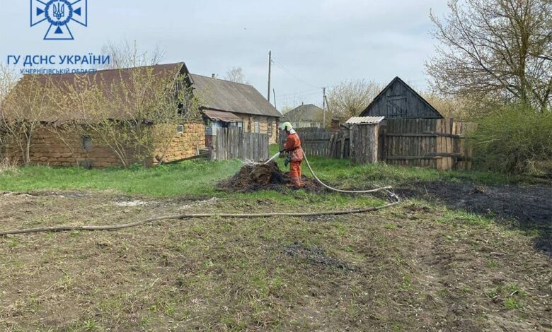 За тиждень рятувальники Чернігівщини 95 разів залучалися до ліквідації пожеж і надзвичайних подій