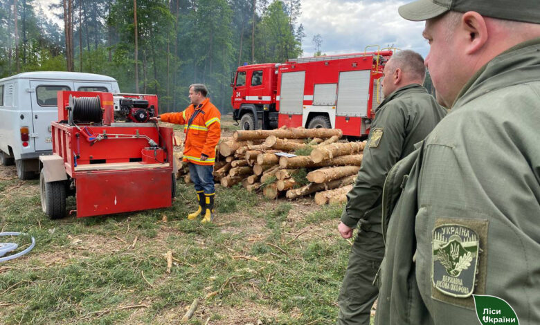 На Чернігівщині впроваджують сучасні технології для гасіння лісових пожеж (Фото)