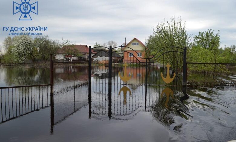 На річках Чернігівщини спостерігається поступове зниження рівнів води