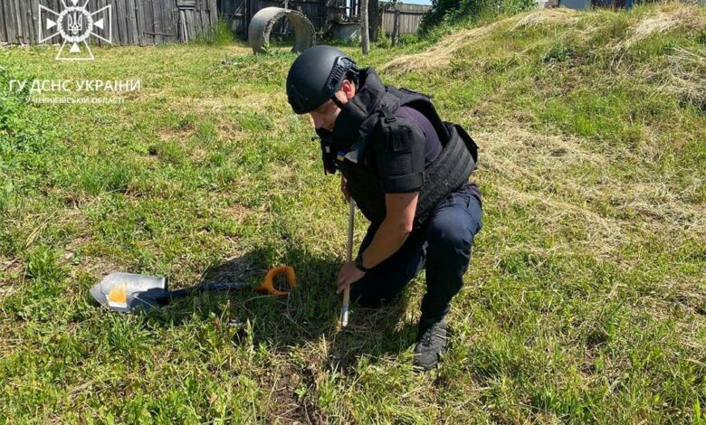 На Чернігівщині піротехніки продовжують вилучати вибухонебезпечні предмети (Фото)