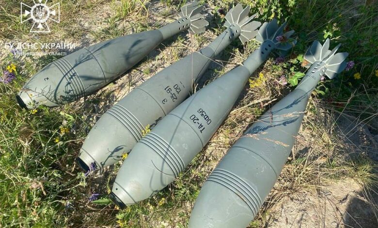 На Чернігівщині піротехніки продовжують вилучати вибухонебезпечні предмети (Фото)