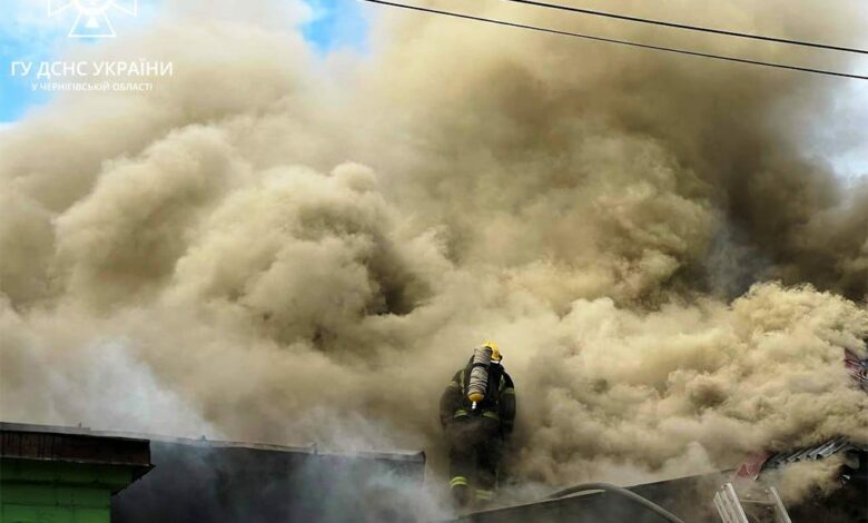 У Чернігові вогнеборці ліквідували загоряння в приватному господарстві (Фото)