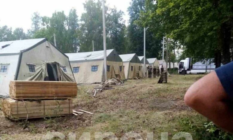 «Беларускі Гаюн» показав фото польового табору для ПВК «Вагнер»