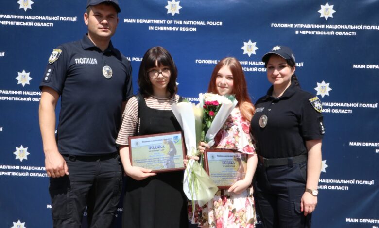 Двоє ніжинських підлітків отримали відзнаку від поліції за порятунок 4-річної дівчинки