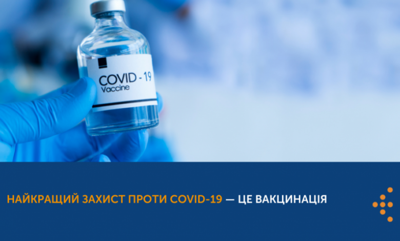 Найкраща профілактика COVID-19 – це вакцинація