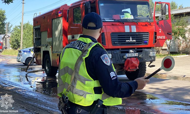 У мікрарайоні Масани ускладнений рух через пожежу