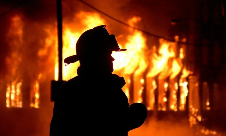 У Ніжині сталася масштабна пожежа: одна людина отримала опіки