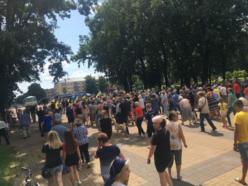 У Прилуках провели в останню путь військового ЗСУ Анатолія Гулака