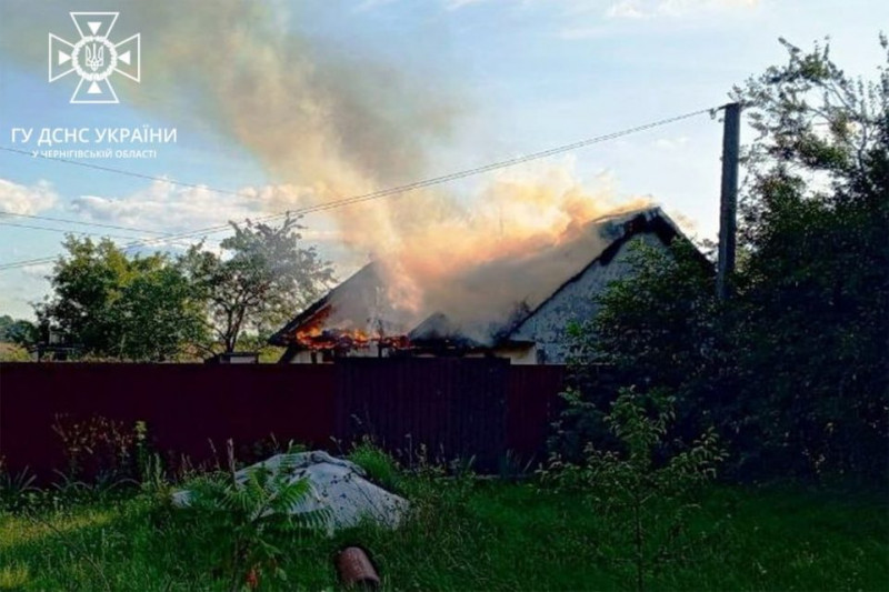 Необережне поводження з вогнем: за добу на Чернігівщини сталися п’ять пожеж