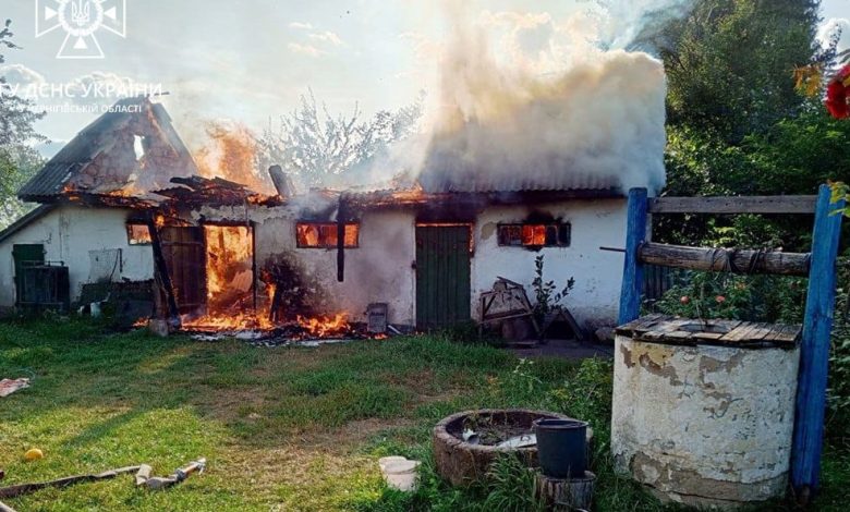 Необережне поводження з вогнем: за добу на Чернігівщини сталися п’ять пожеж