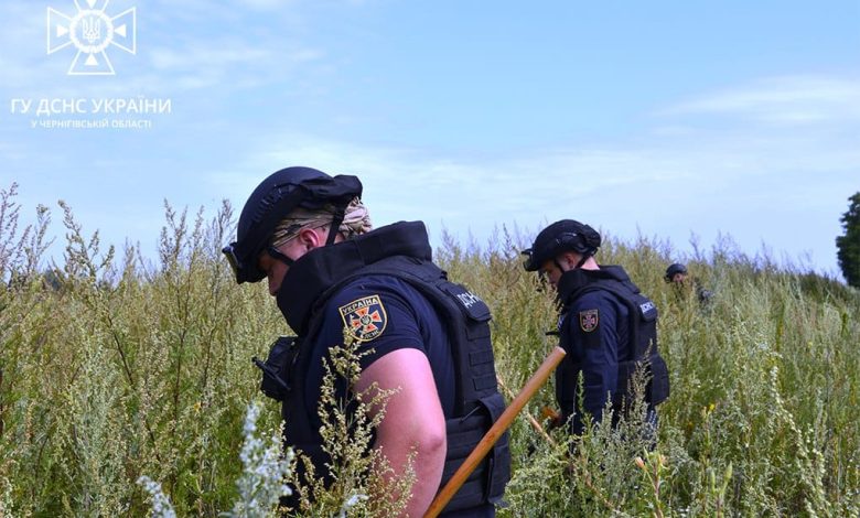 Піротехніки продовжують розмінування населених пунктів і сільськогосподарських угідь області (Фото)