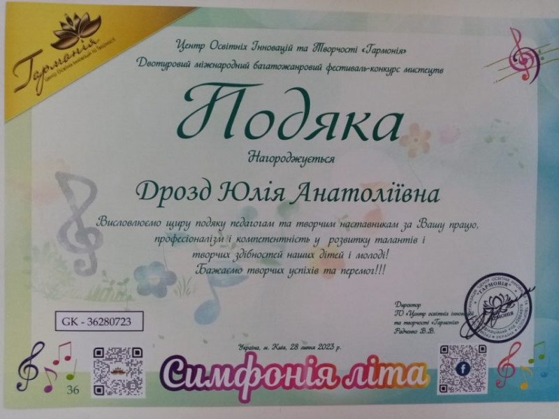 Юні музиканти із Сновська перемогли на Міжнародному конкурсі
